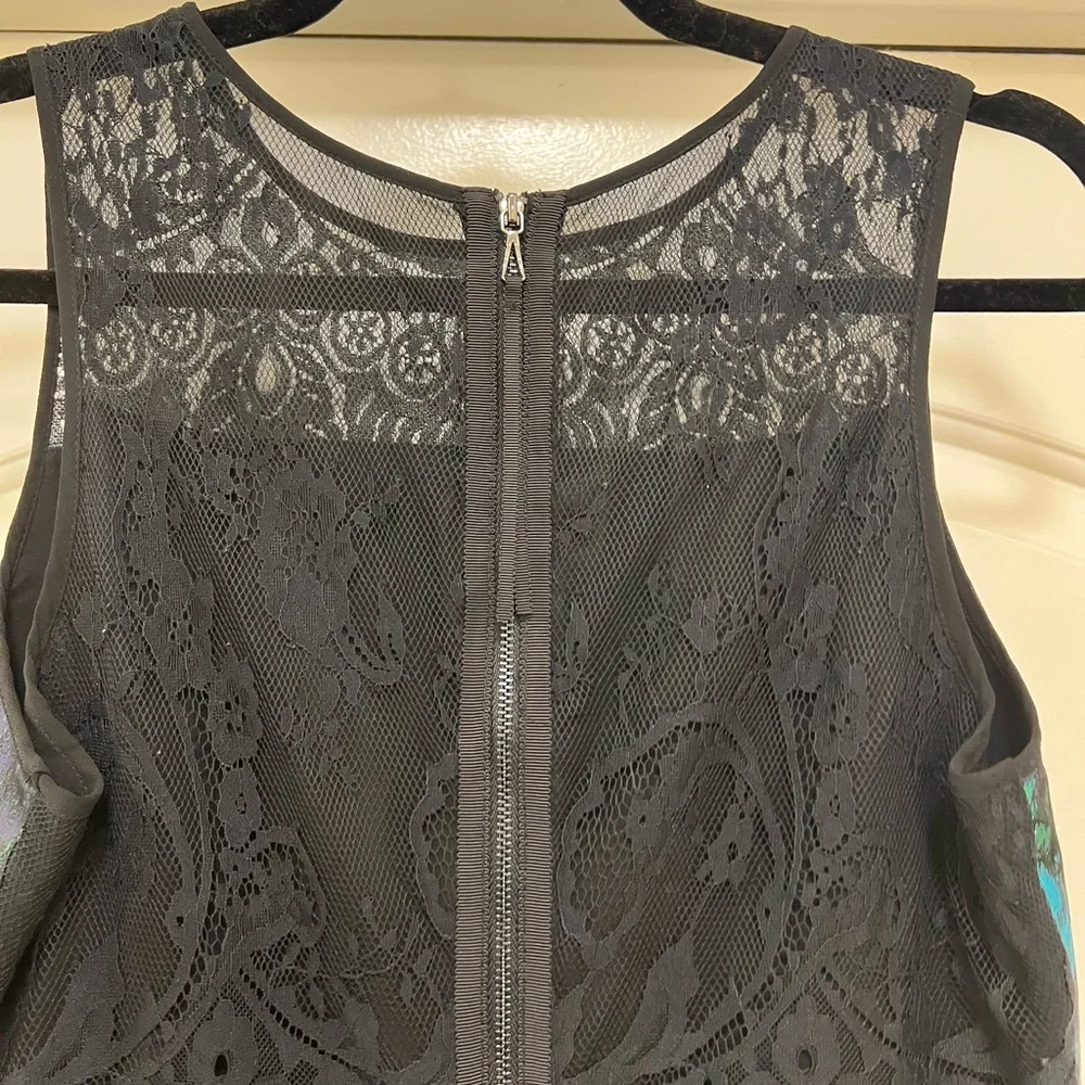 NWOT Anthropologie Leifsdottir Lace and Floral Dress Size 6  La - Picture 8 of 9